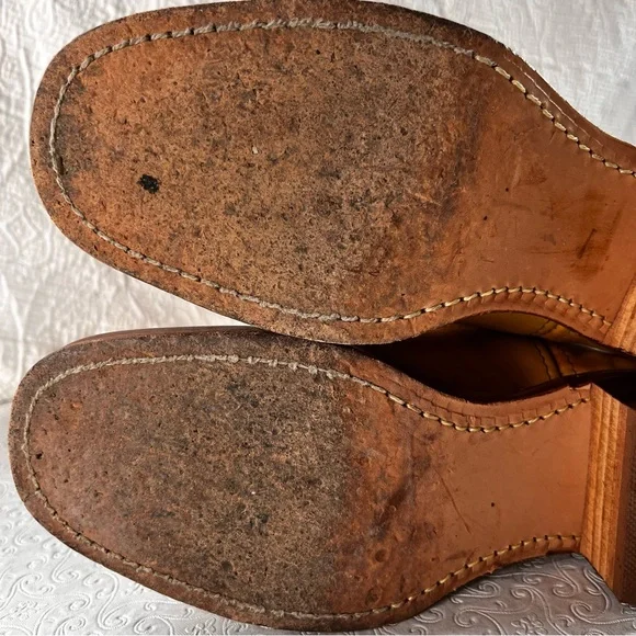 Frye Campus Boots 14L Women 8.5 B Banana Iconic Closet Staple Quiet Luxury Boho - Picture 10 of 16